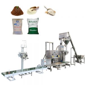 Mesin pengukur auger semi-otomatis untuk produk bubuk