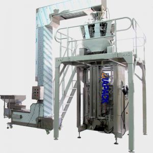 Mesin Pengemasan Tas Quad Otomatis dengan Katup Degassing untuk Biji Kopi