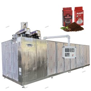 Mesin pengemasan dan pembentukan kantong vakum bata ruang ganda otomatis