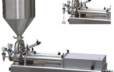 pengisi piston kepala ganda untuk cairan kental