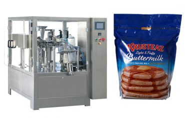 Stand-up zipper premade pouch packing machine