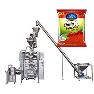 VFFS Bagger Packing Machine dengan Auger Filler untuk bubuk Paprika dan Chilli Food