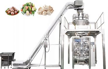 Vertical Bag Forming Filling Sealing Packaging machine untuk makanan beku