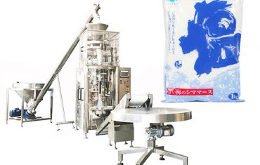 garam bentuk vertikal mengisi mesin segel dengan cangkir volumetrik