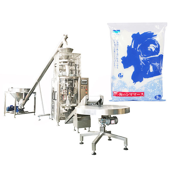 Mesin Pengisi Segel Isi Vertikal Dengan Gelas Volumetrik untuk Garam