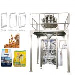 Tas vertikal otomatis membentuk mesin penyegel penyegelan pengisi untuk makanan hewan peliharaan