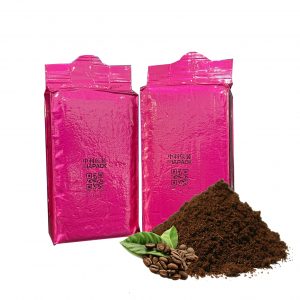 Mesin pengemas kantong vakum bata otomatis untuk bubuk kopi 250gram