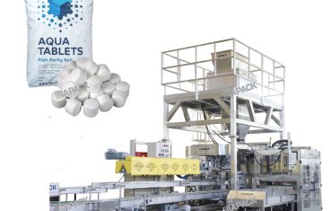 Mesin pengisian dan pengemasan tablet garam 25-50kg